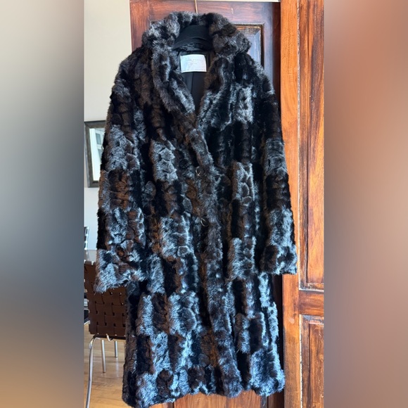 Zara Long Faux Coat. - Picture 1 of 6